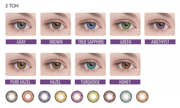 как правильно носить контактные линзы для светлых глаз