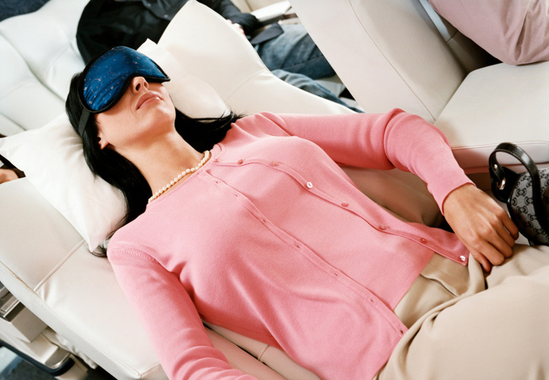 маска для сна в самолете