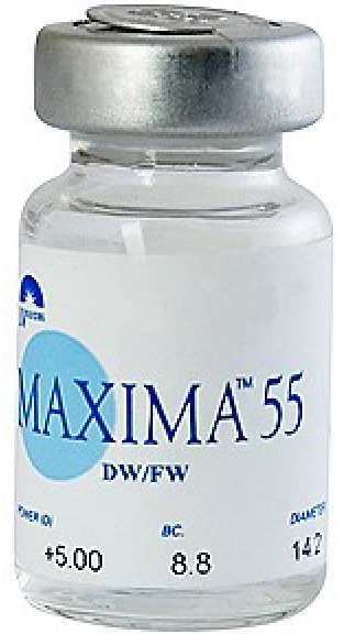 Линзы Maxima 55 (Флакон) 1 шт.