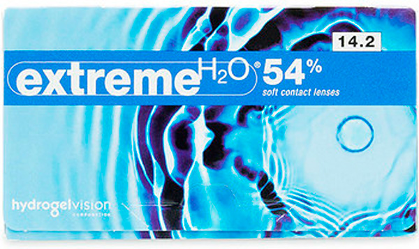Линзы Extreme H2O 54% Monthly 6 шт.