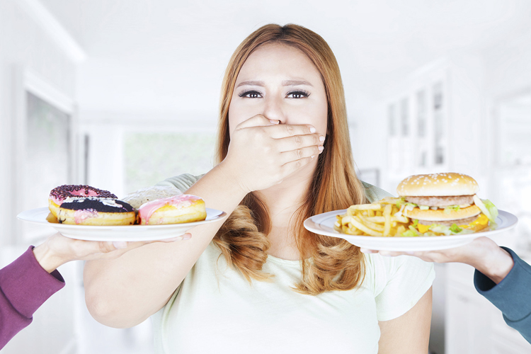 лишний вес и нездоровая пища