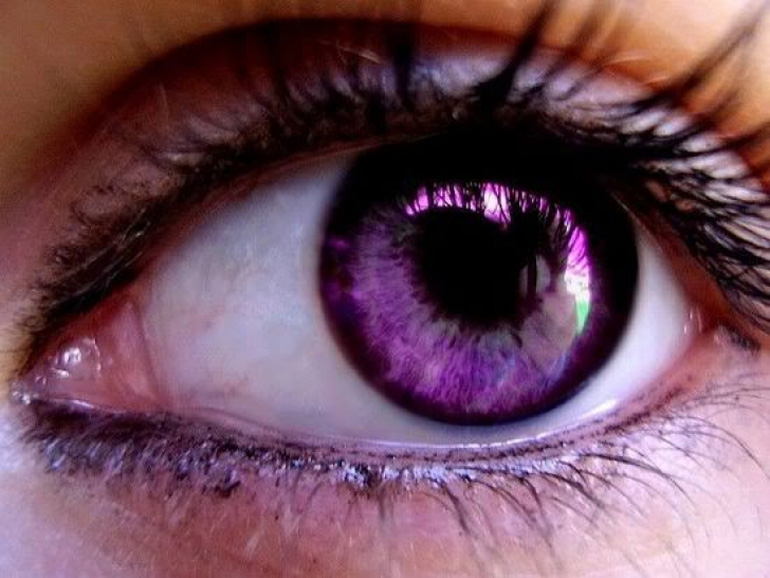 Фиолетовые Глаза Фото