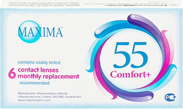Линзы Maxima 55 Comfort Plus