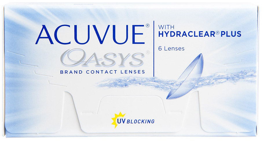 Линзы Acuvue Oasys with Hydraclear Plus 6 линз 