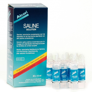 Alcon Saline Solution 30 x 15 мл