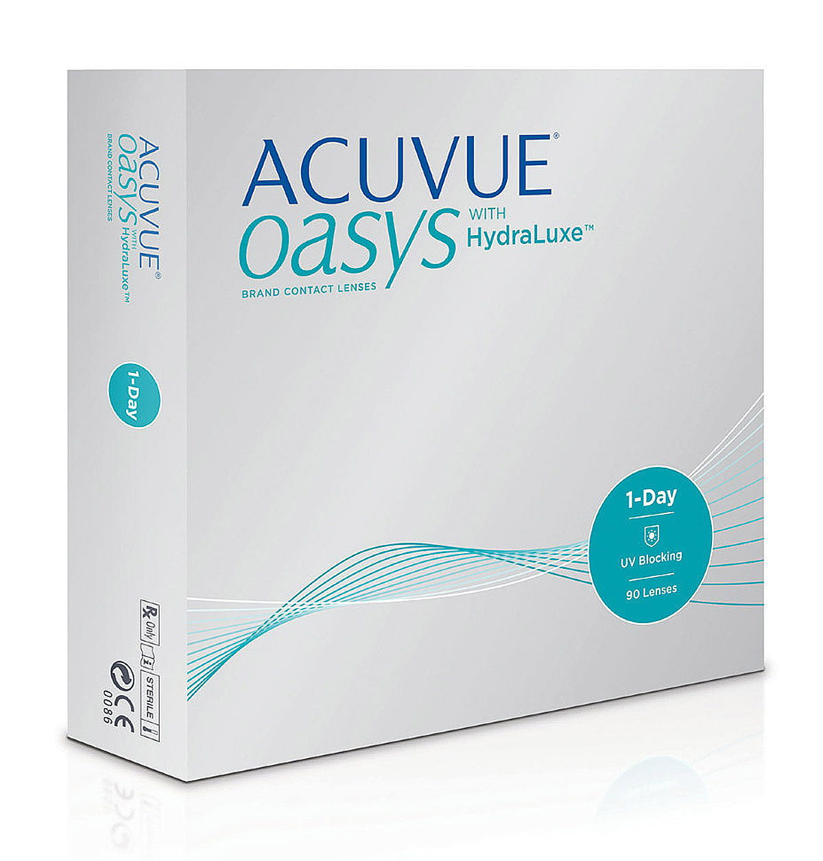 Линзы ACUVUE OASYS 1-Day with HydraLuxe™ 90 шт. (поврежденная упаковка)