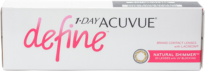 Линзы 1-Day Acuvue Define Естественное Сияние 30 шт. (поврежденная упаковка)
