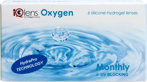 Линзы IQLens Oxygen Monthly, 6 шт.