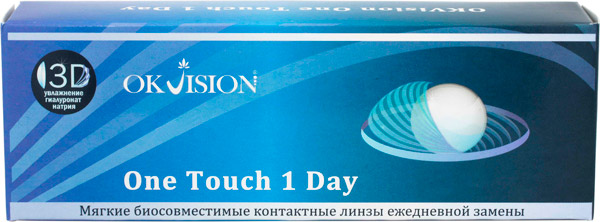 Линзы One Touch 1 Day 30 шт. (поврежденная упаковка)