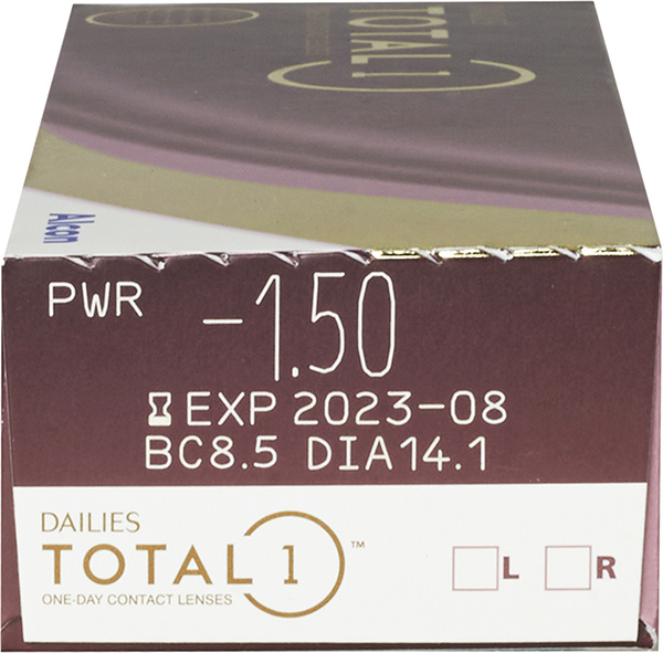 Линзы Dailies Total1 30 линз (поврежденная упаковка)